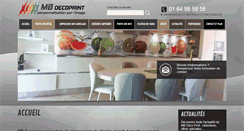 Desktop Screenshot of mbdecoprint.com